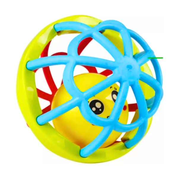 Pelota Sonajero Flexible Estimulación Sensorial Del Bebé