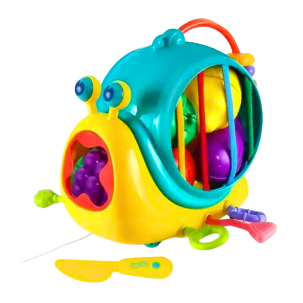 Juguete De Caracol Y Frutas De Encaje Didactico Para Bebes
