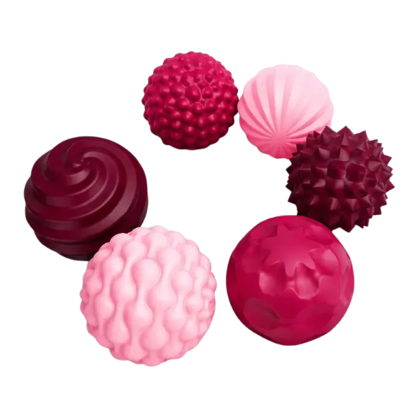 Set 6 Pelotas Masaje Antiestrés Terapéuticas Sensoriales