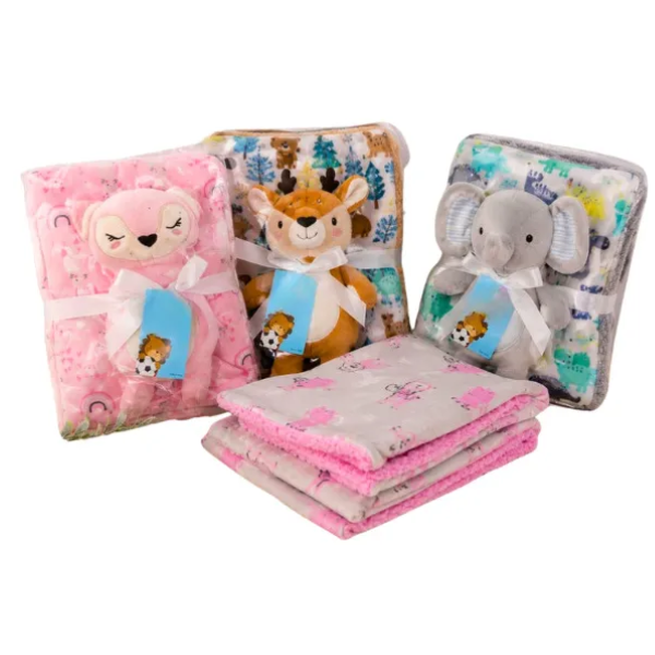 Manta Apego Bebé + Peluche Suave