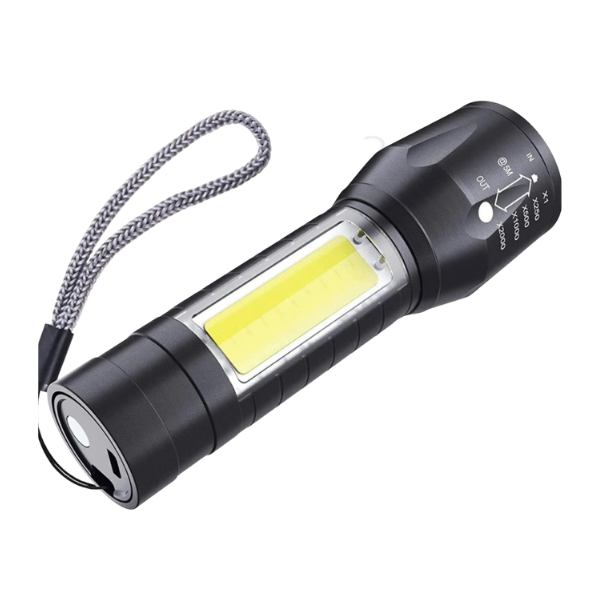 Linterna Tactica Recargable De Larga Distancia Led