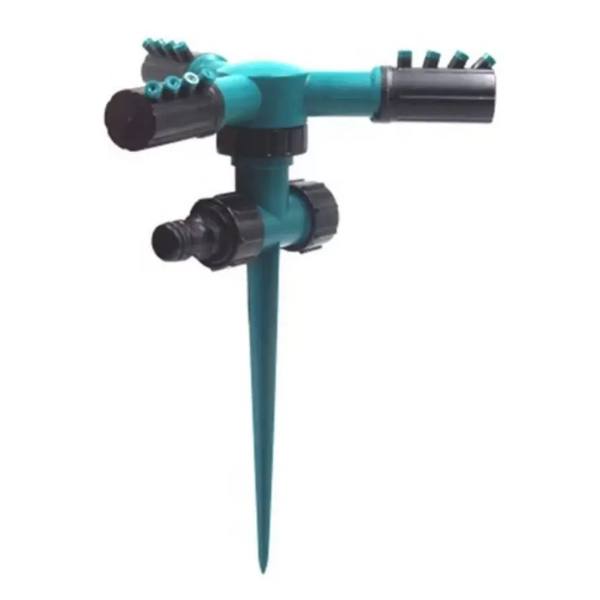 Aspersor Riego De 3 Brazos Giratorio 360 Para jardín