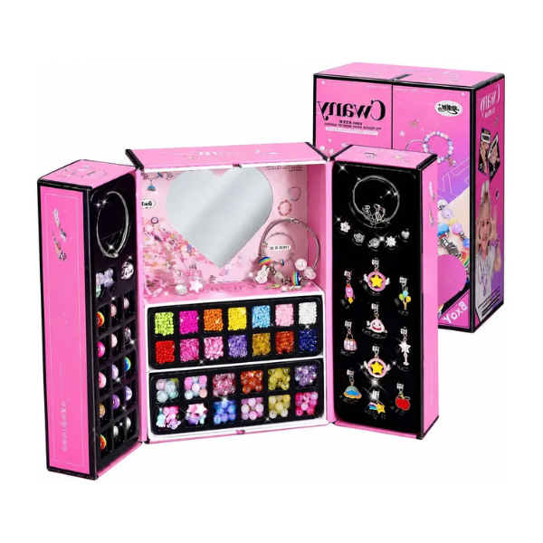 Kit Para Armar Crear Pulseras Niñas 2388 Piezas
