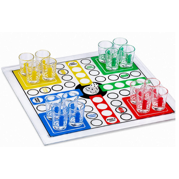 Juego De Mesa Ludo Beber Tragos 4 Jugadores