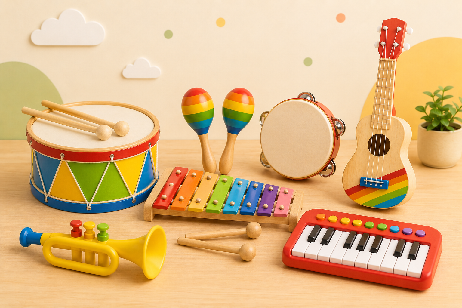 Instrumentos Musicales de Juguete – Para Pequeños Músicos