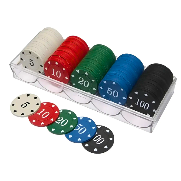 Fichas De Poker Para Juegos De Poker 100 Piezas De 5 A 100