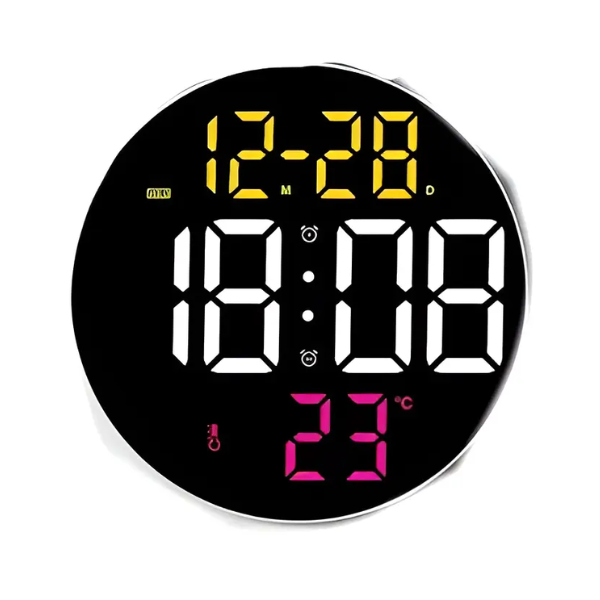 Reloj Pared Redondo Led