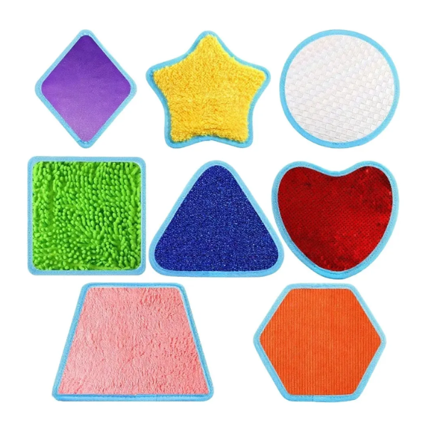 Tapetes Sensoriales Texturizados Set 8 Piezas Para Niños.
