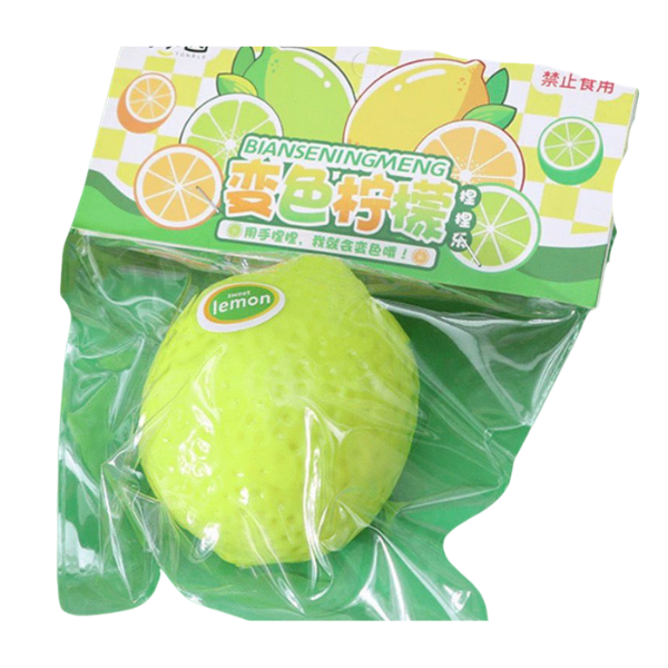 Squishy De Limon Antiestrés Diversion Niños