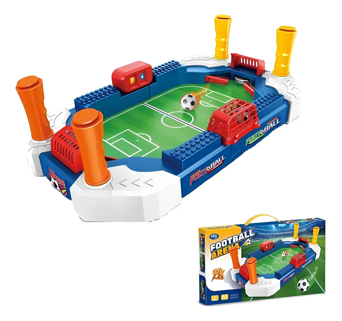 Juego de fútbol interactivo para mesa de futbolín
