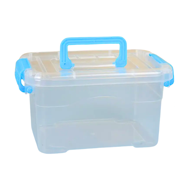 Caja Organizadora Transparente Con Tapa Multiuso