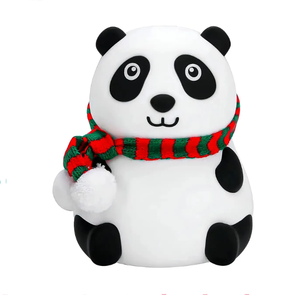 Lampara Nocturna Panda Sensor Bebes Niños Espanta Cuco