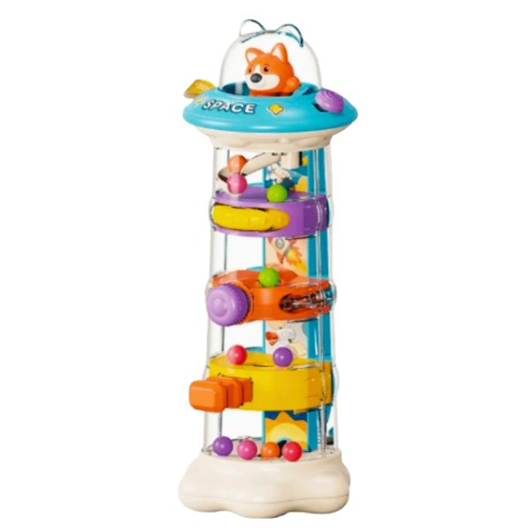 Torre De Bolas Bebé Juguete Educativo Pista 3 Niveles