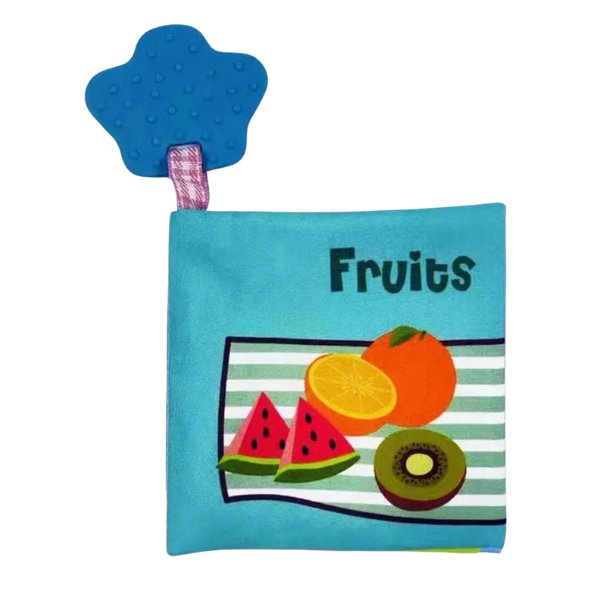 Libro De Tela Educativo Comida Frutas Para Bebés