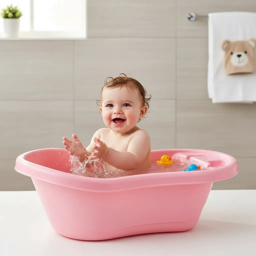 Tina Bañera Anatómica Bebé Recién Nacido Ergonómica