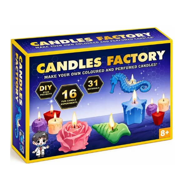 Kit Para Hacer Velas Moldes Experimentos Niños