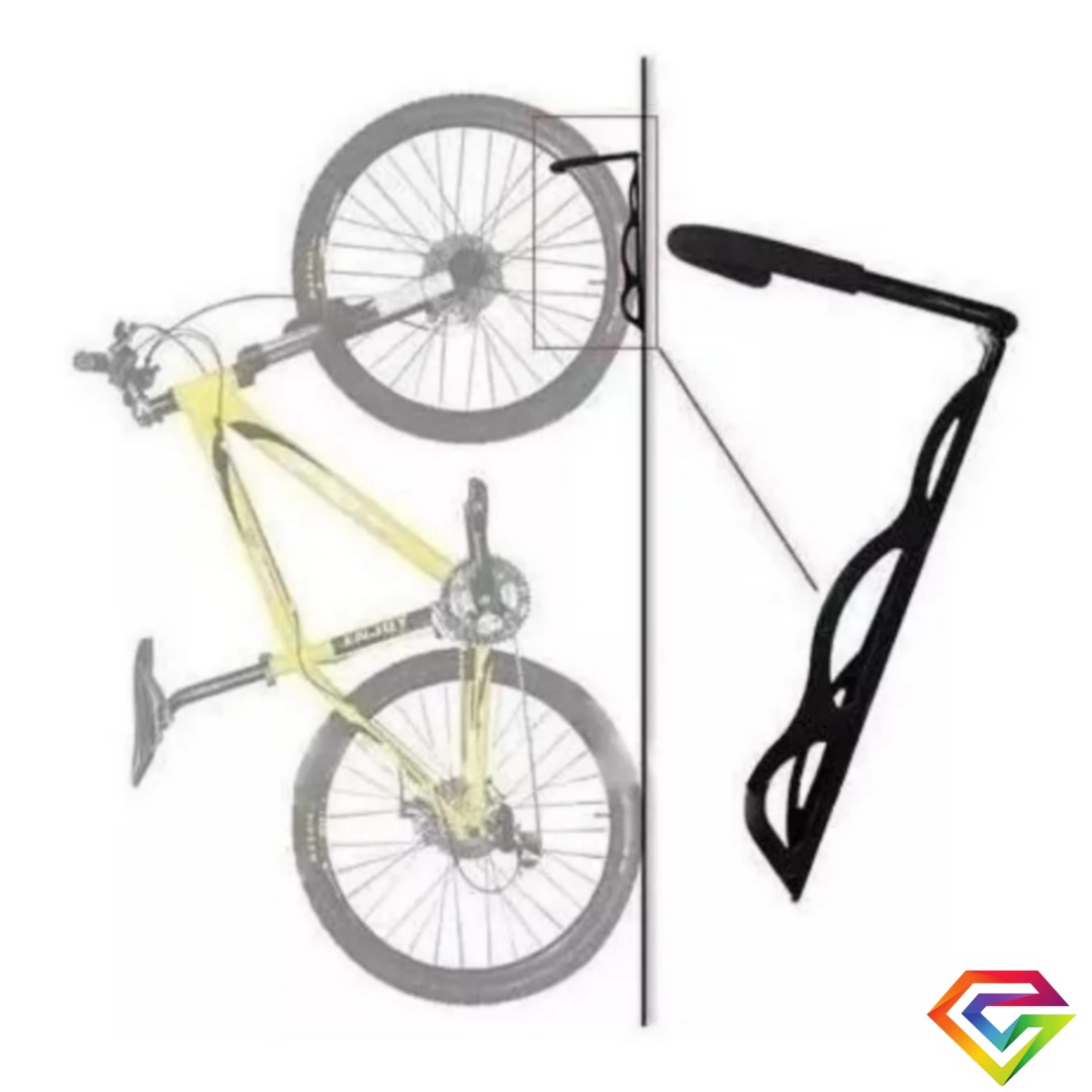 Gancho para bicicletas soporte muro portabicicleta de pared 