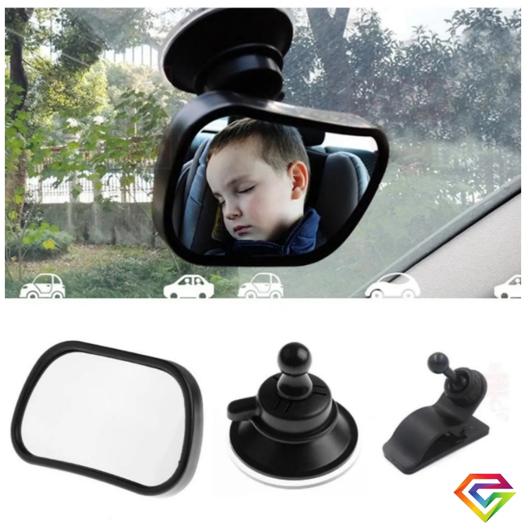 Espejo retrovisor secundario para visualizar bebe niños 