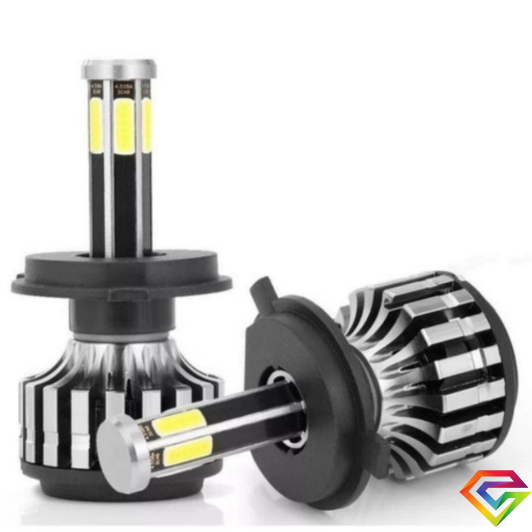 Ampolleta luz led auto 6 caras x6s con cambus 