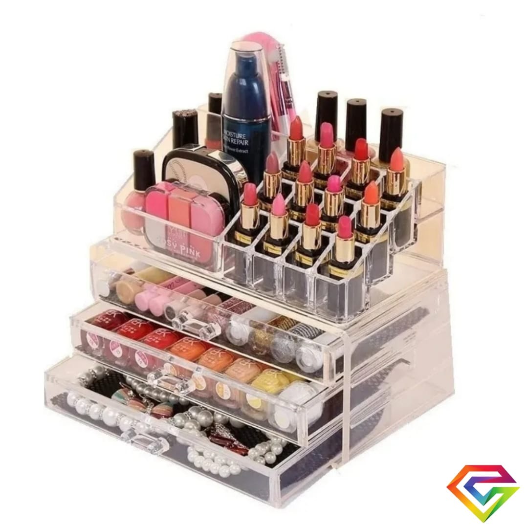 Organizador Cosmeticos Maquillaje De Acrilico Cosmetiquero