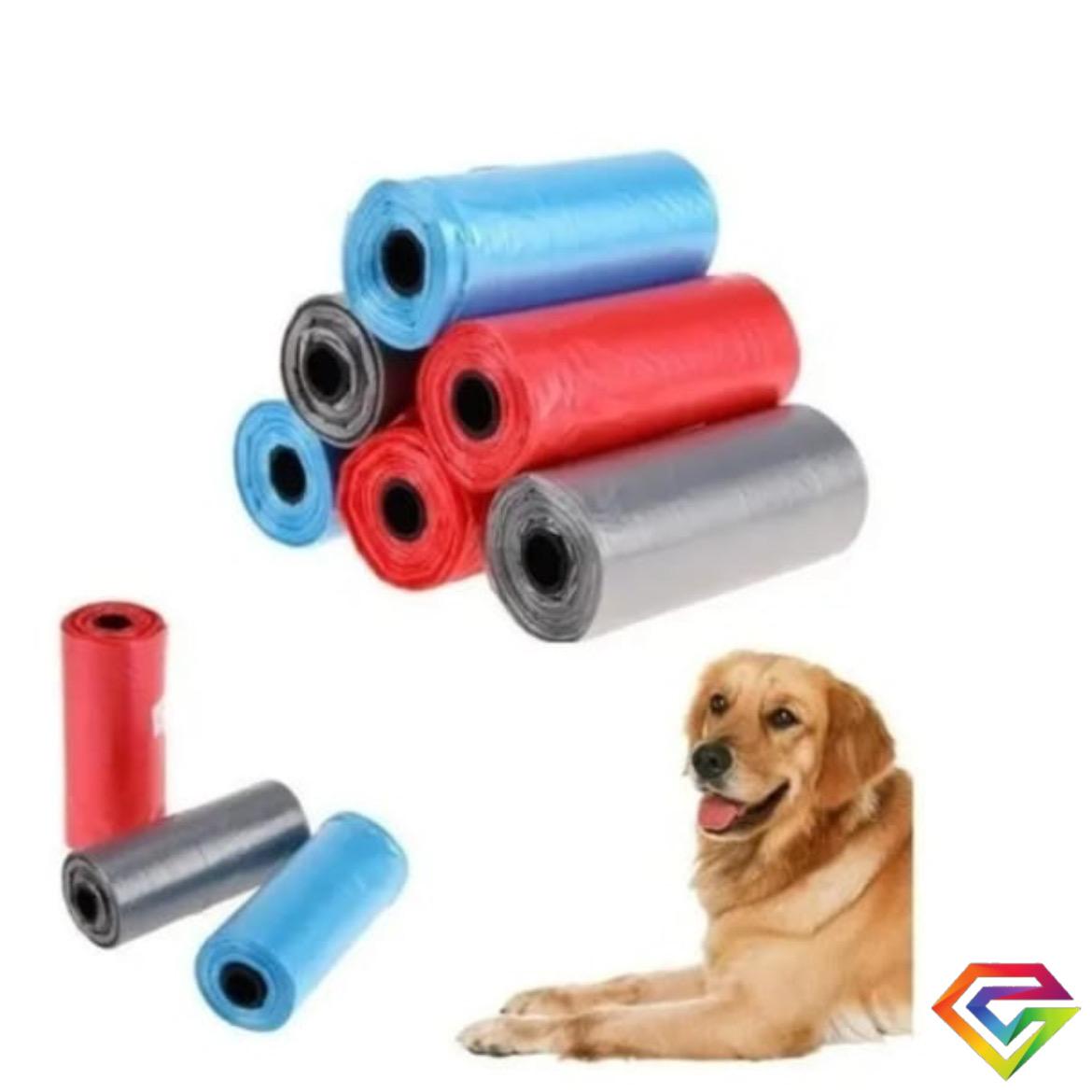 3 Rollos Bolsas Para Desechos De Perro Y Gato Mascotas