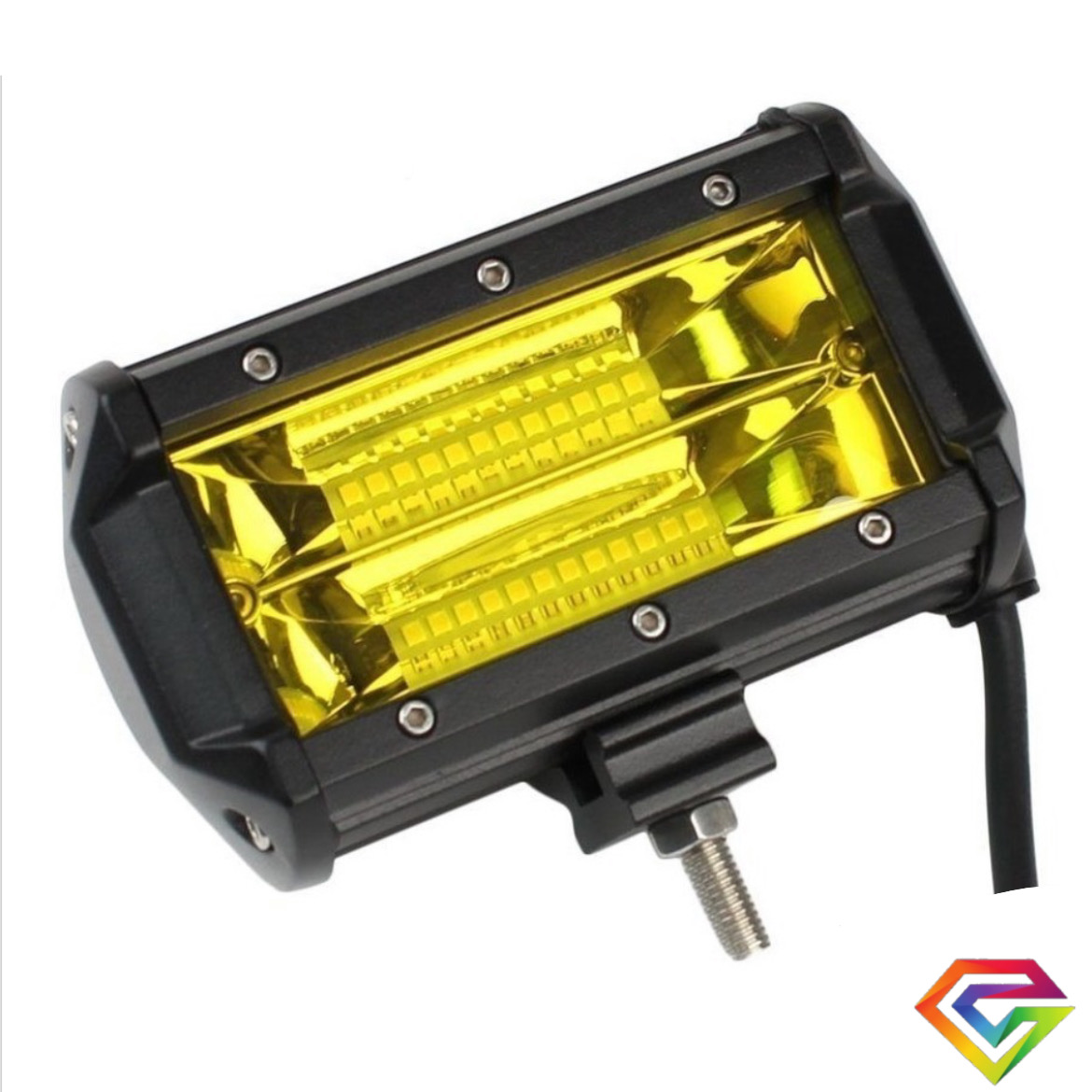 Odiseo intercambiar musical Focos neblineros led cree 72w amarillo expansión - Gianpa Variedades