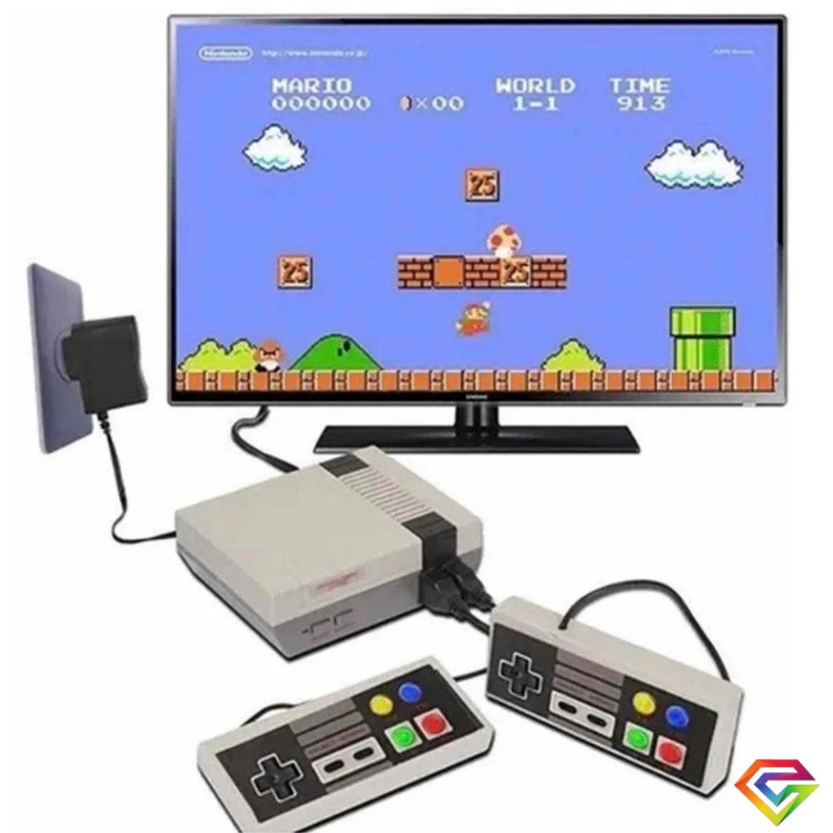 Mini consola retro multijugador video juego árcade 