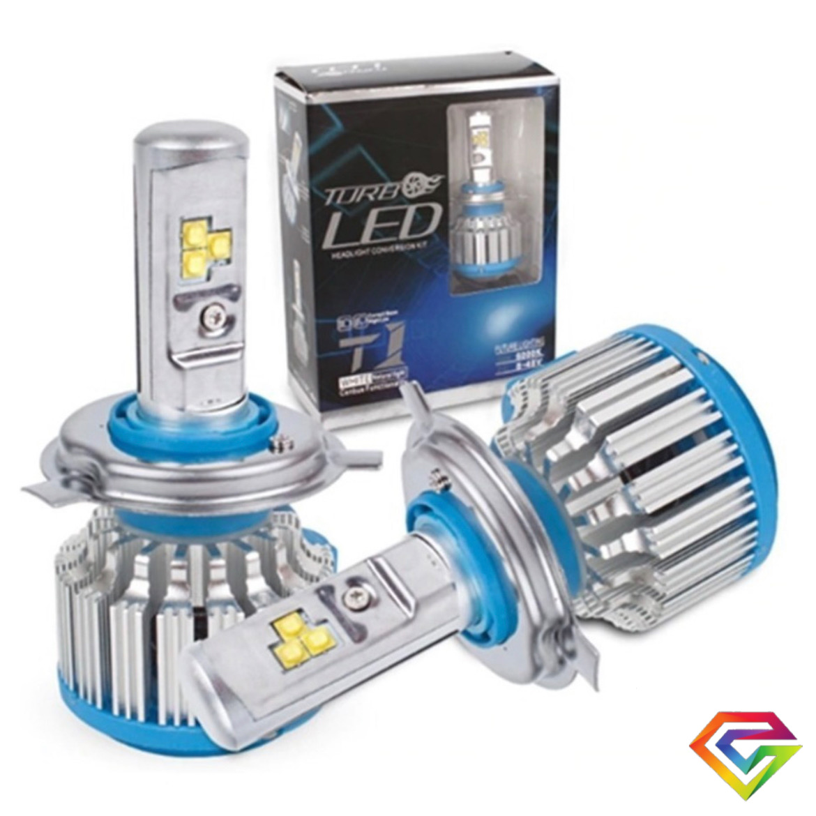Turbo Led T1 H4 8000lm Canbus