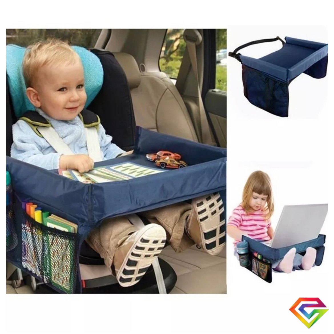 Mesa Viaje P/ Sillas Niños Bebes Fundas Cubre Asientos Autos