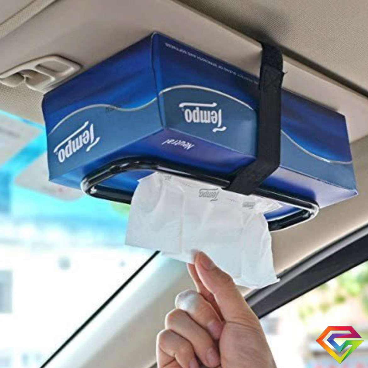 Porta Pañuelos Para Auto - Porta Mascarilla Para Auto