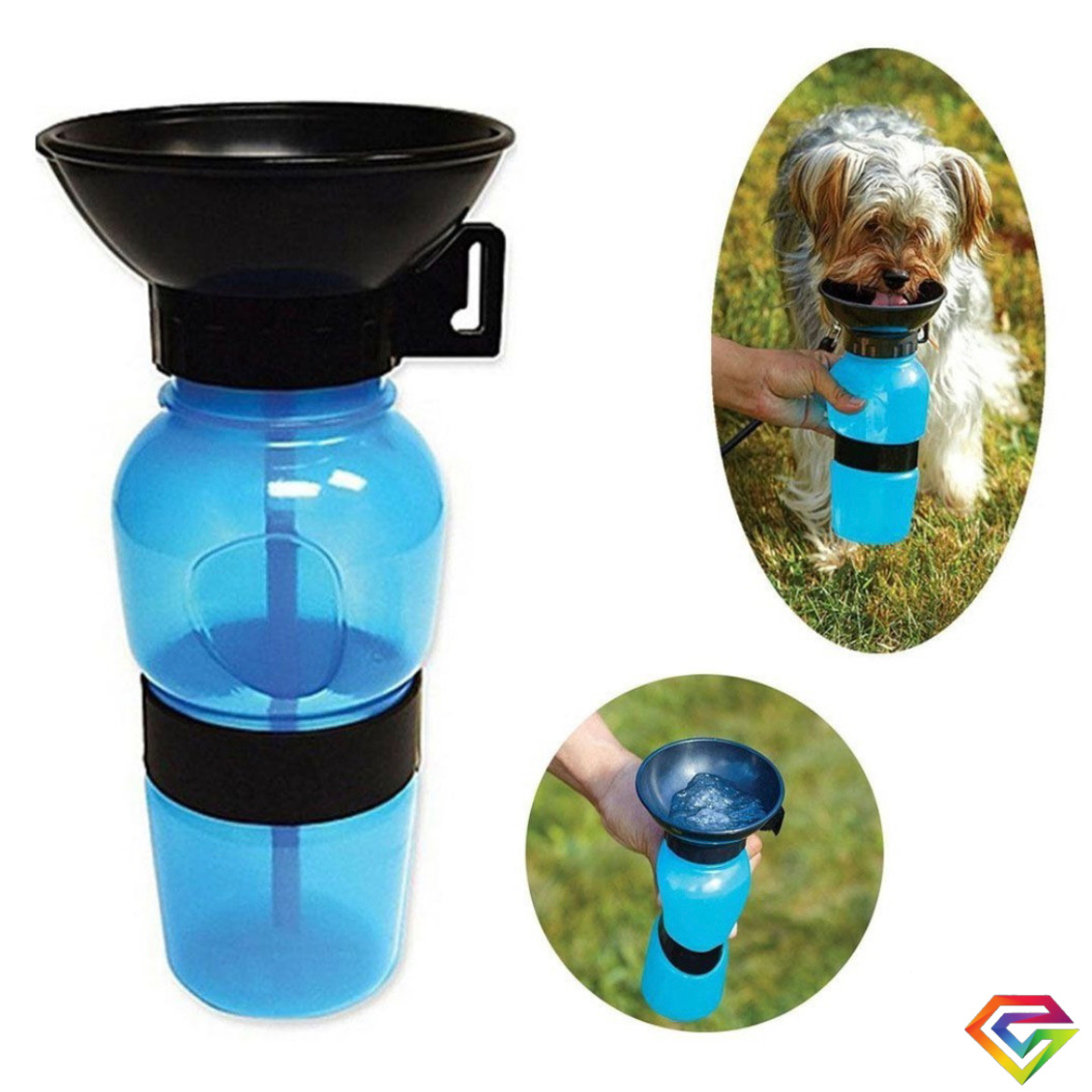 Bebedero Fuente De Agua Portable Hidratacion Para Mascotas