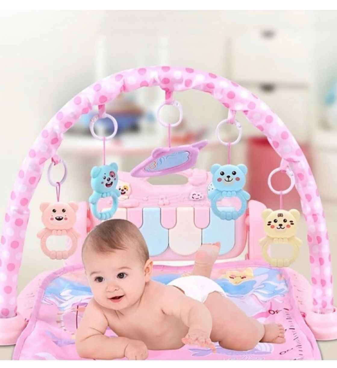 Bebé Gimnasio Musical Piano Multifuncional Bebé