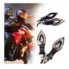 Luces Intermitentes Para Moto Led De Color Amarillo