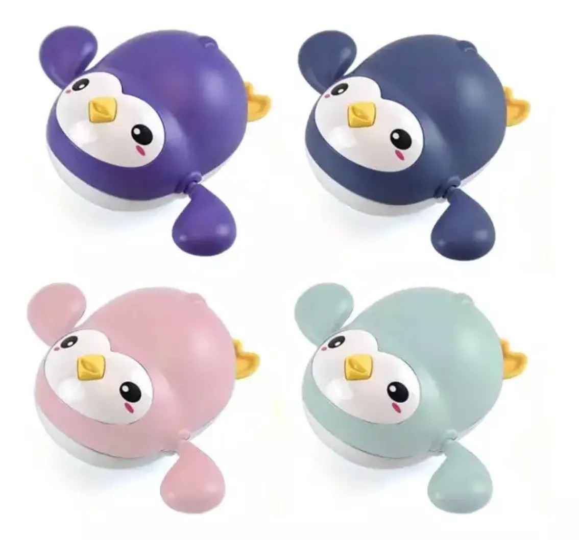 Juguetes De Baño Pinguino Nadador Para Bebé Y Niños