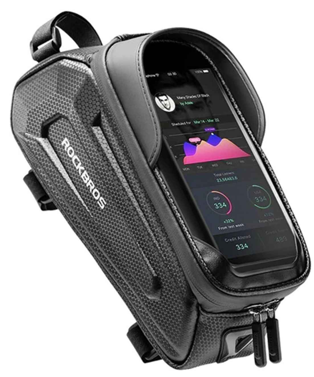 Bolsa Portacelular Para Bicicleta Con Conector Auricular ful