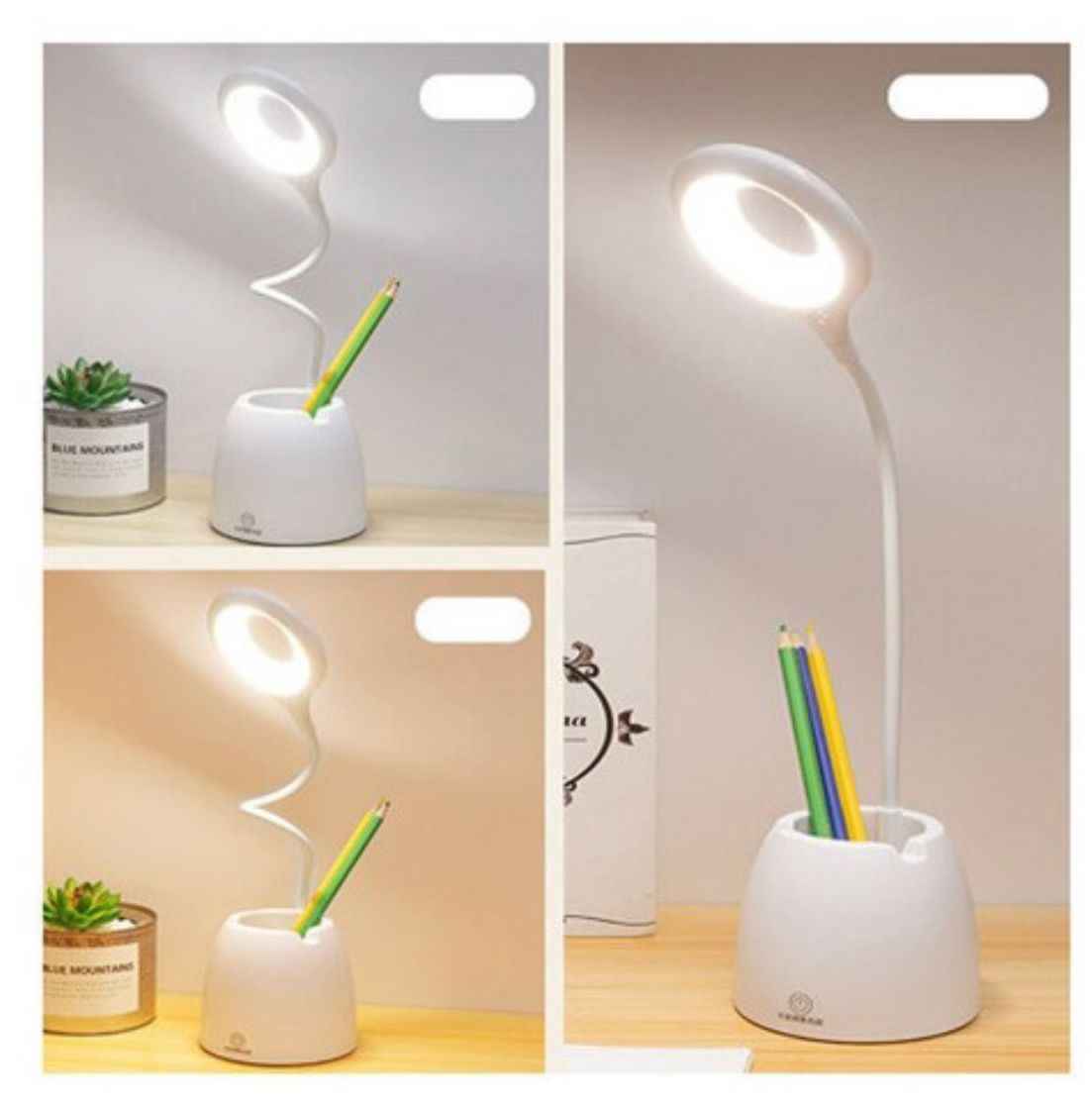 Lámpara Led De Escritorio Parlante Luz De Lectura Bluetooth