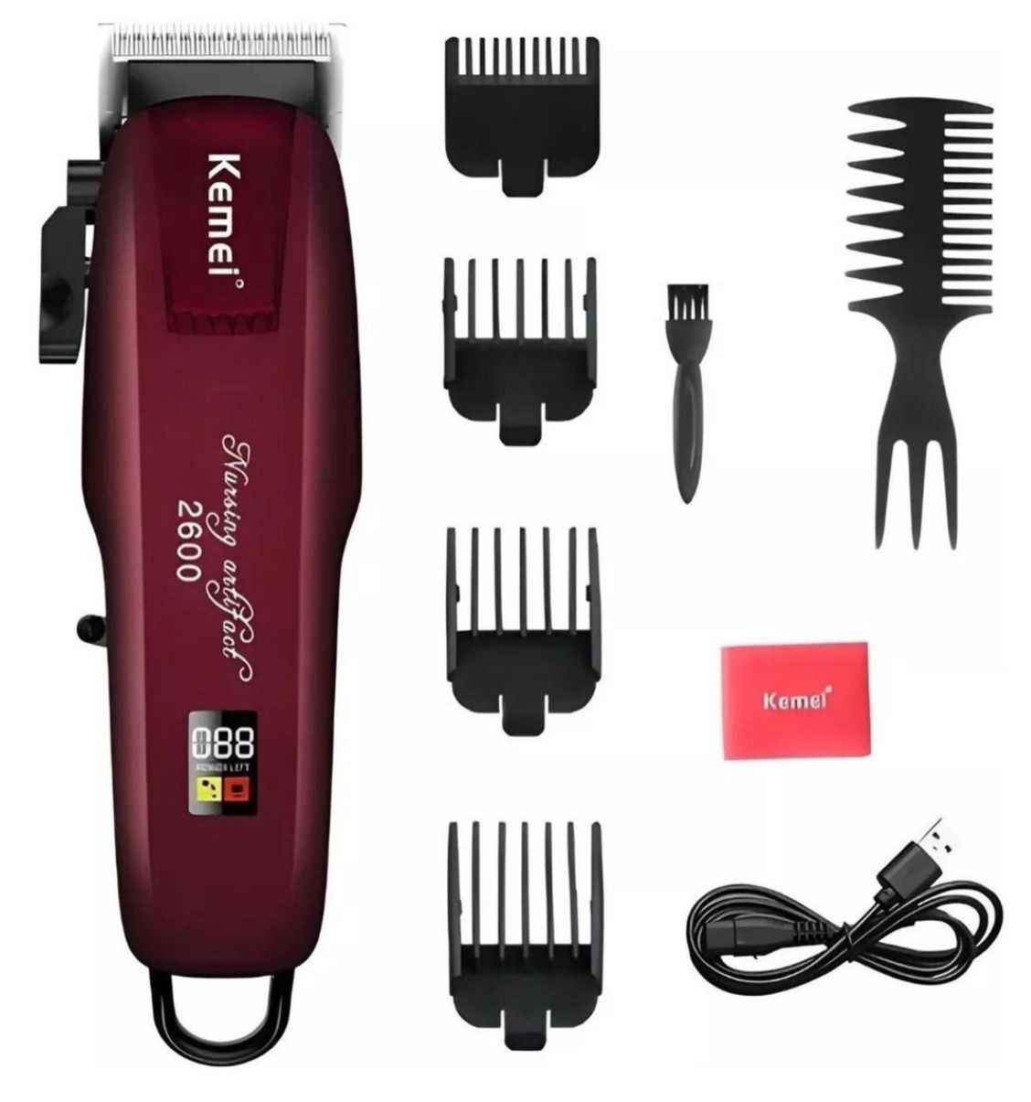 MAQUINA CORTADORA DE PELO PROFESIONAL KEMEI KM-2600