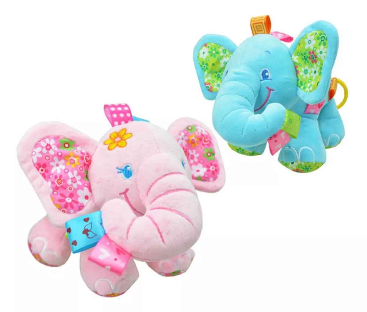 Sonajero Peluche Elefante Colgante Musical Para Bebe