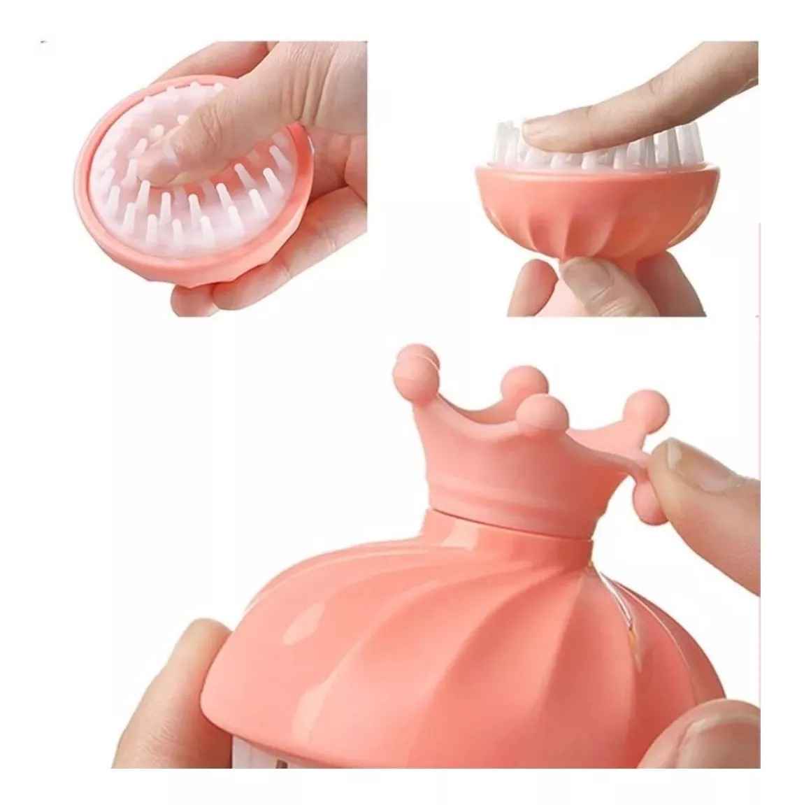 Esponja Silicona Masajeador Baño Niño Con Dispensador