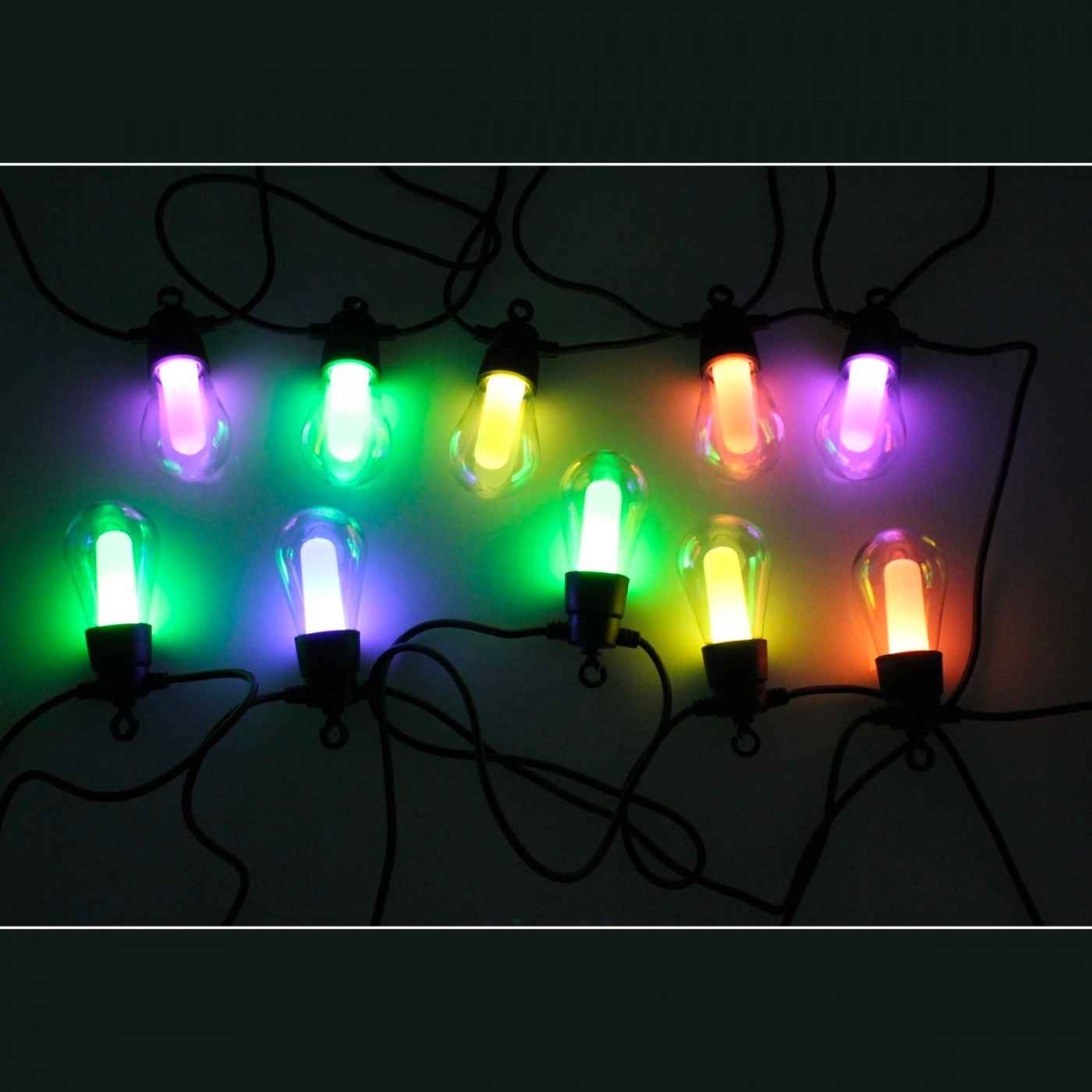 Guirnalda Led 10 Metros Panel Solar Multicolor