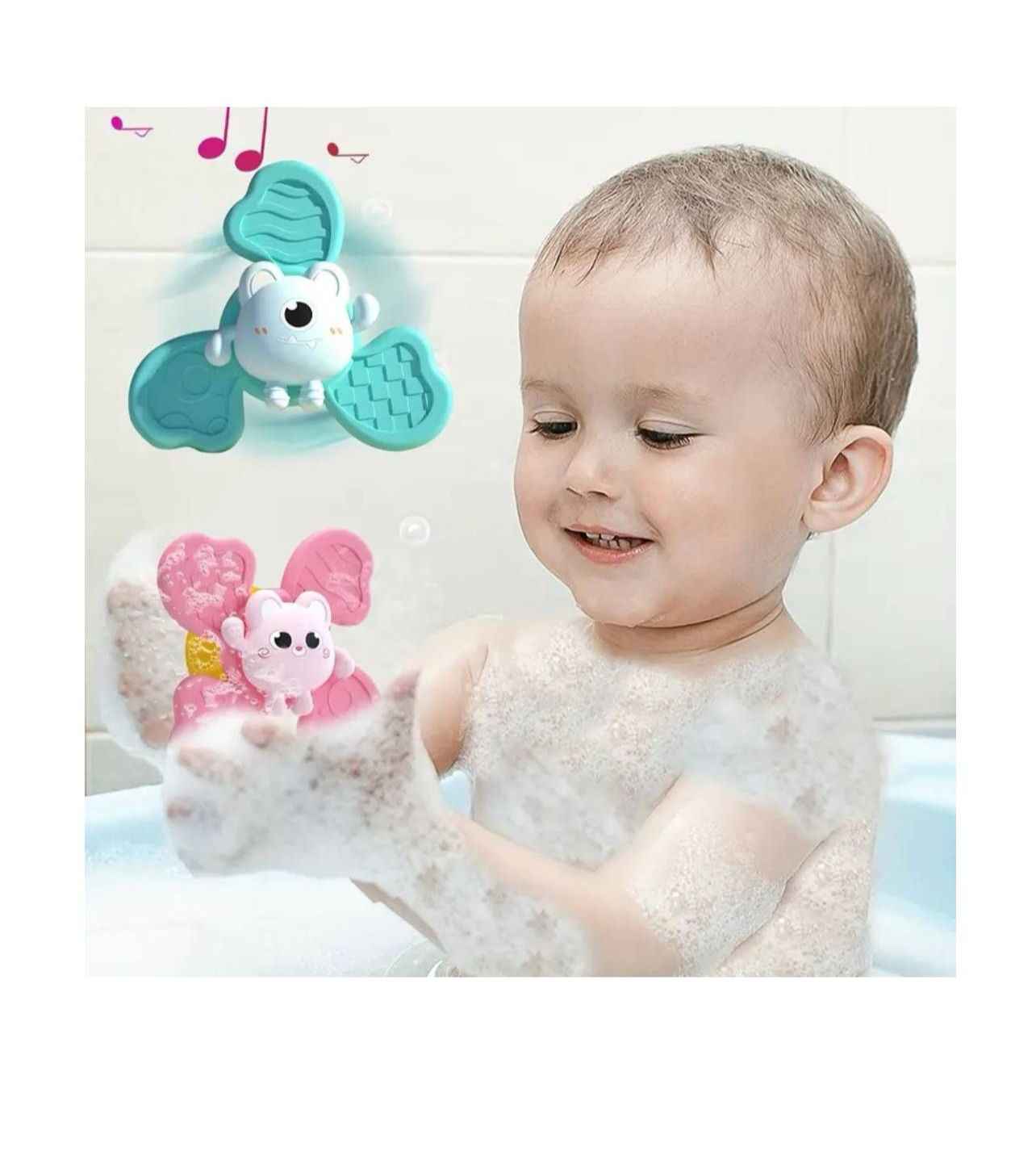 Set de 3 spinner sensoriales para bebés
