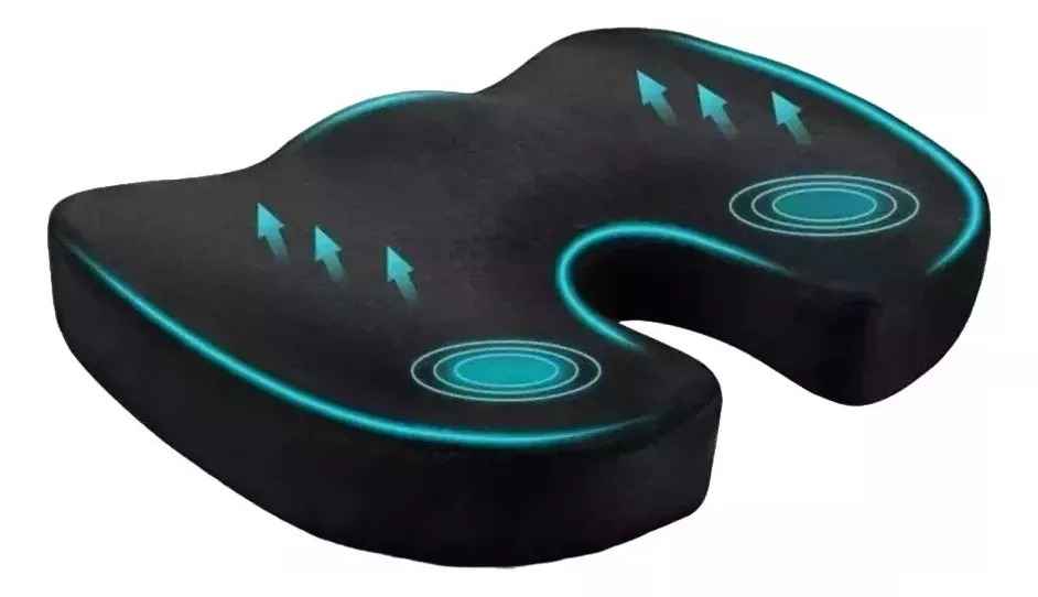 Cojín Asiento De Coche Oficina Ergonómico Coxis Ortopédico