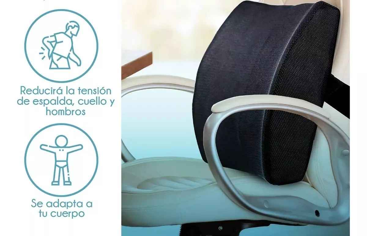 Cojín Lumbar Ortopédico Para Espaldar Soporte espalda dorsal