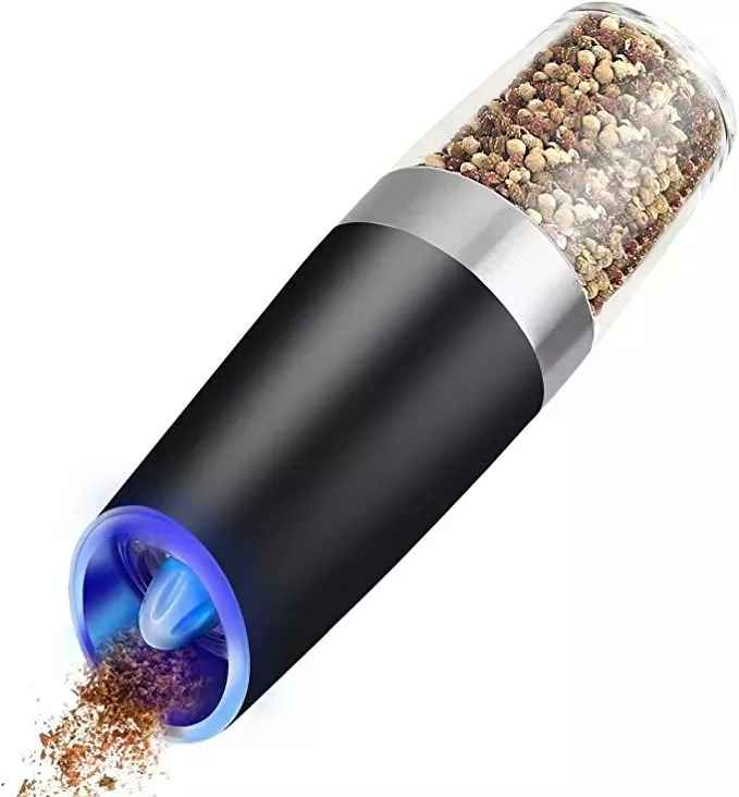 Molinillo Molino Moledor Eléctrico Pimienta Sal Especias