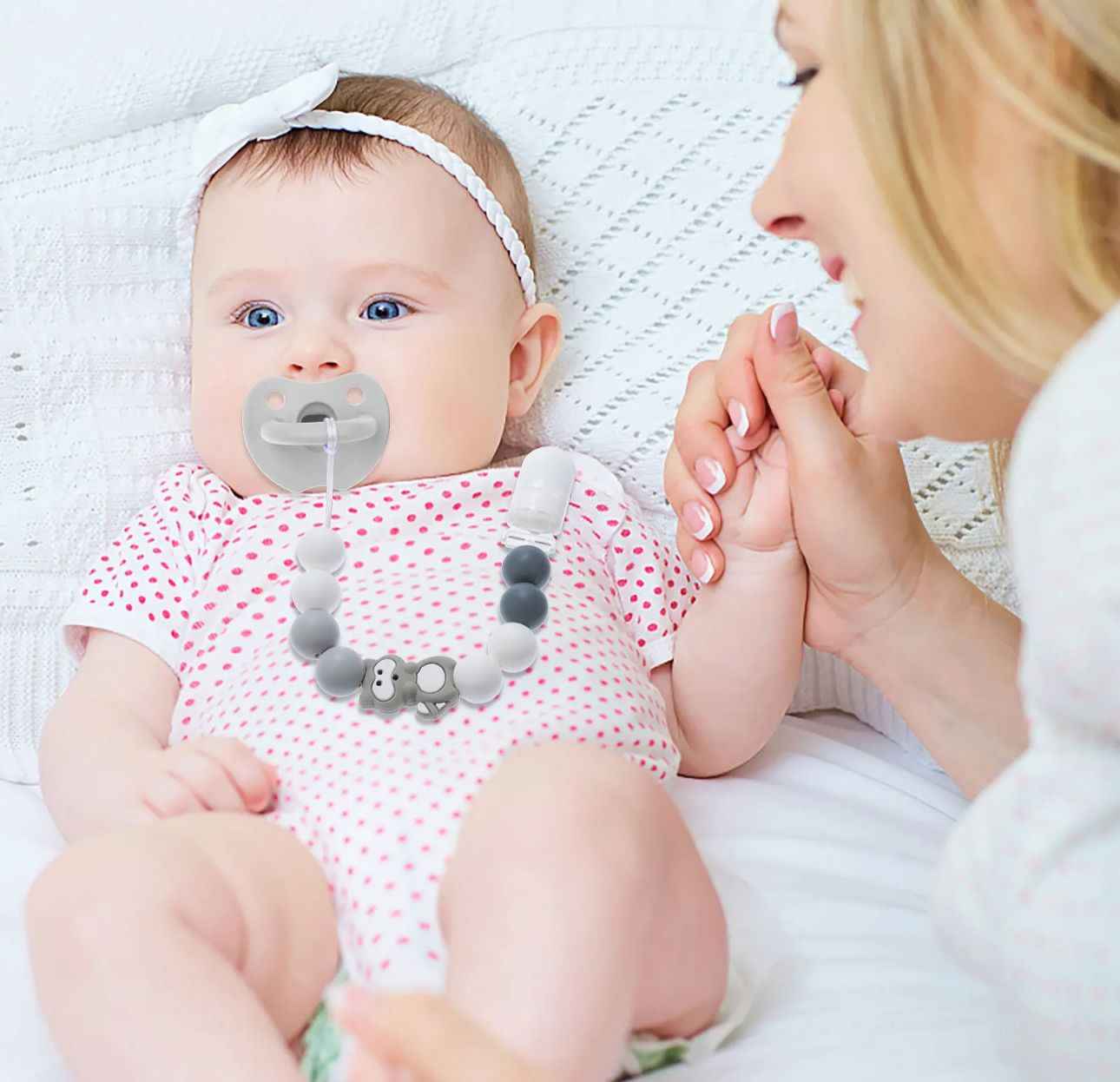 Portachupetes Personalizados Silicona Libre De Bpa