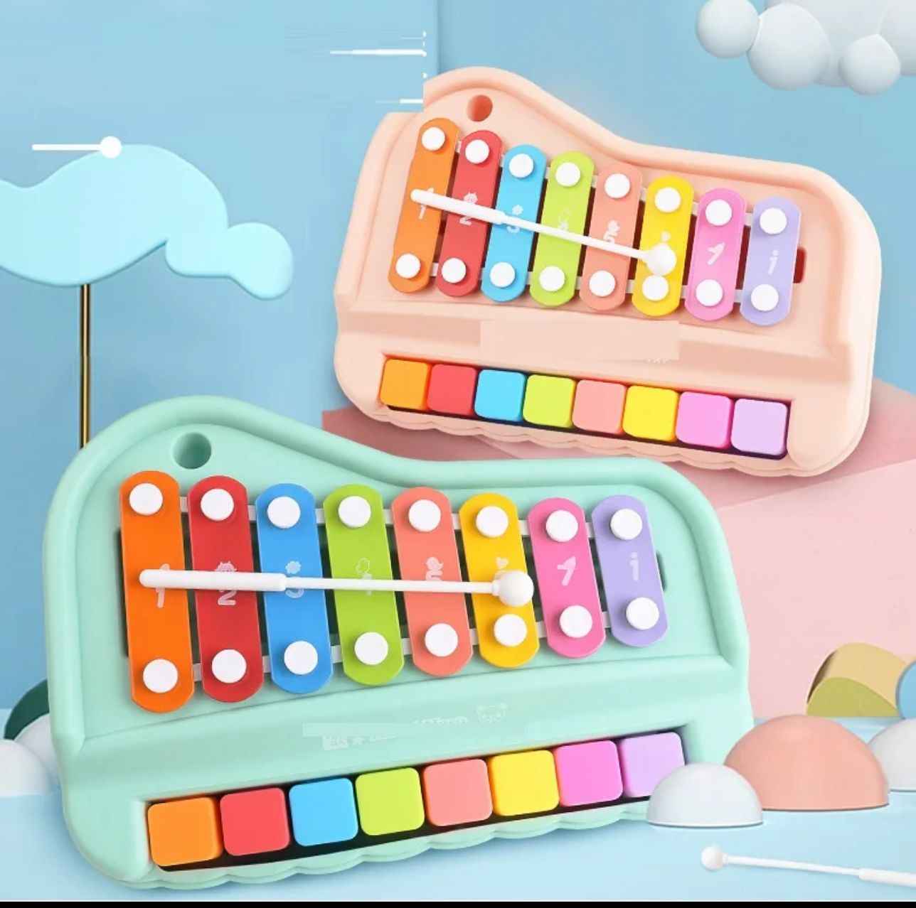 Xilófono-piano Didáctico Musical Educativos Bebé Niños