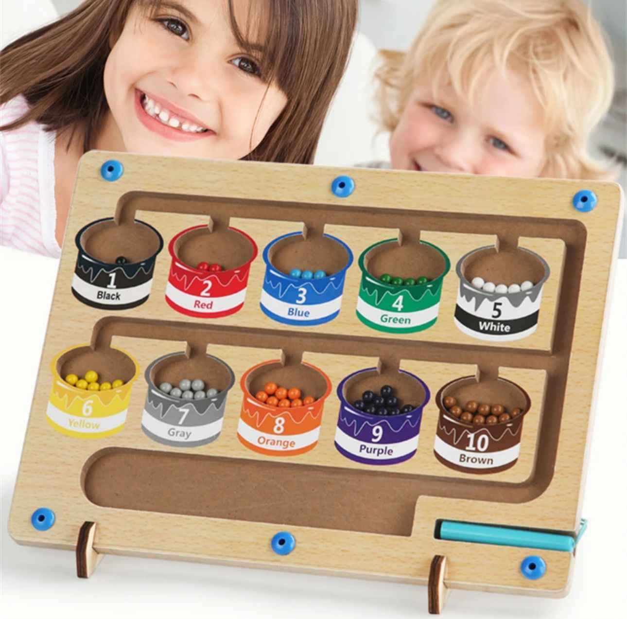 Juego Inteligencia Y Clasificación magnético laberinto  Montessori