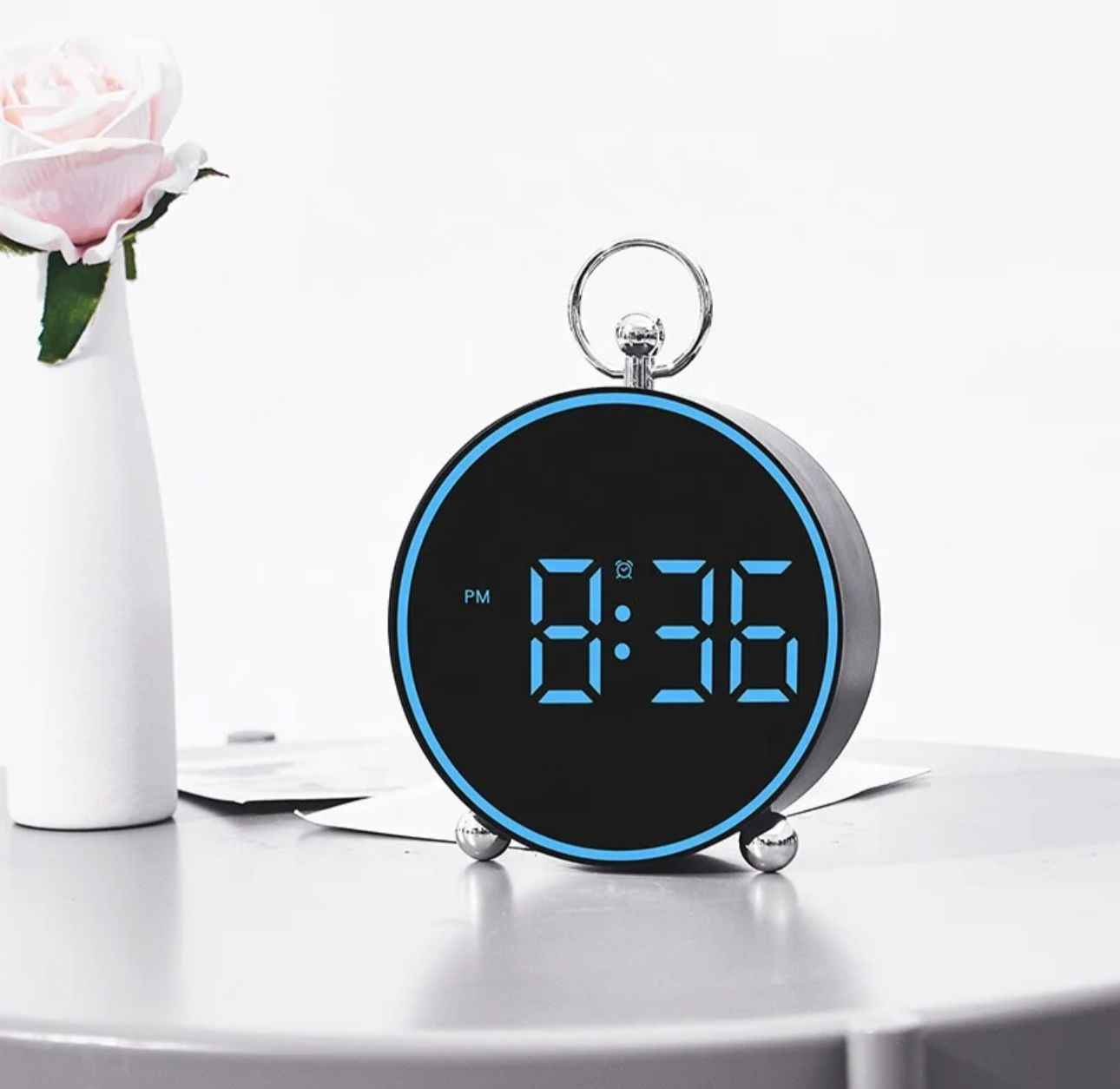 Reloj Despertador Pantalla Led Fecha Temperatura Alarma
