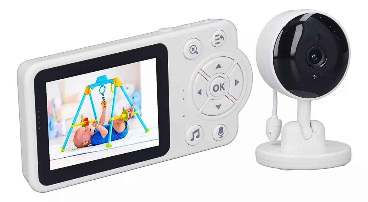 Camara Monitor Bebes Con Microfono Vision Nocturna