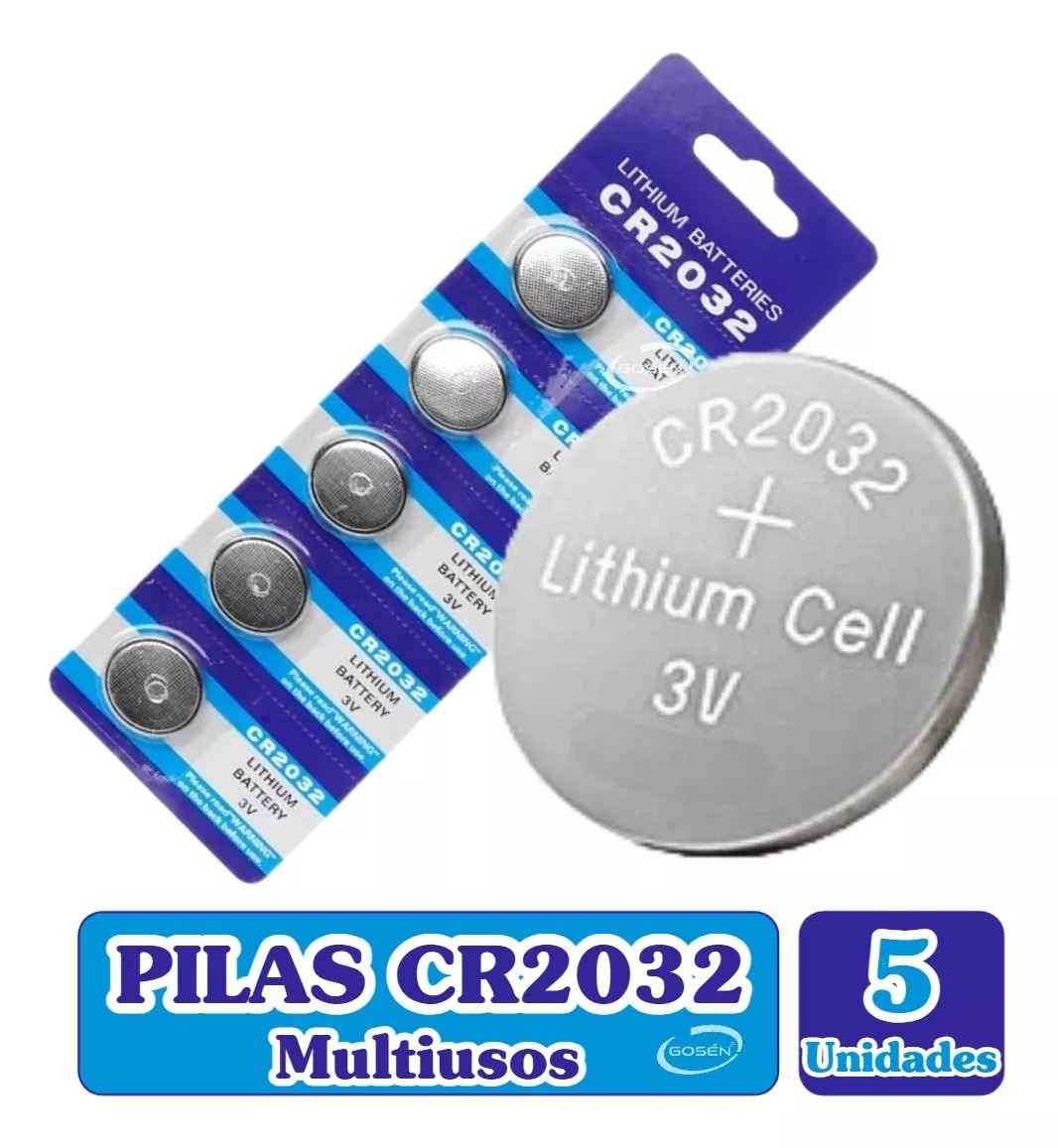 Blister De 5 Pilas Baterias Litio Cr2032 Cr 2032 3v